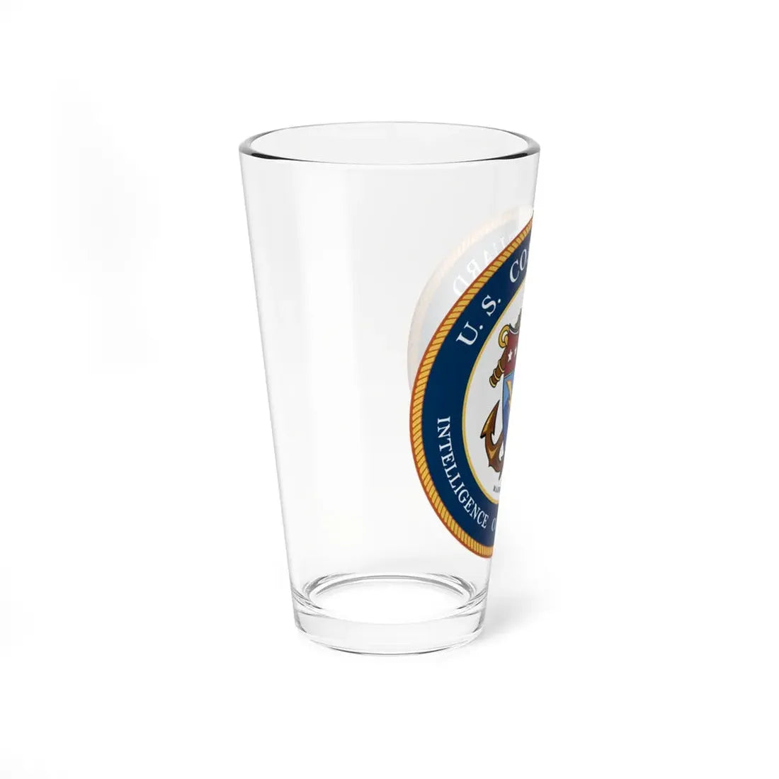 USCG Intelligence Coordination Center (U.S. Coast Guard) Pint Glass 16oz - Go Mug Yourself