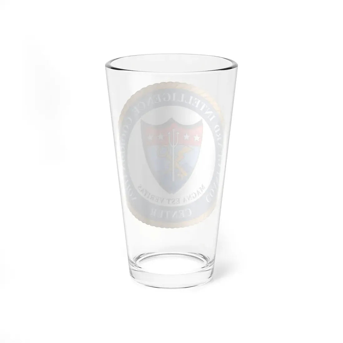 USCG Intelligence Coordination Ctr (U.S. Coast Guard) Pint Glass 16oz - Go Mug Yourself