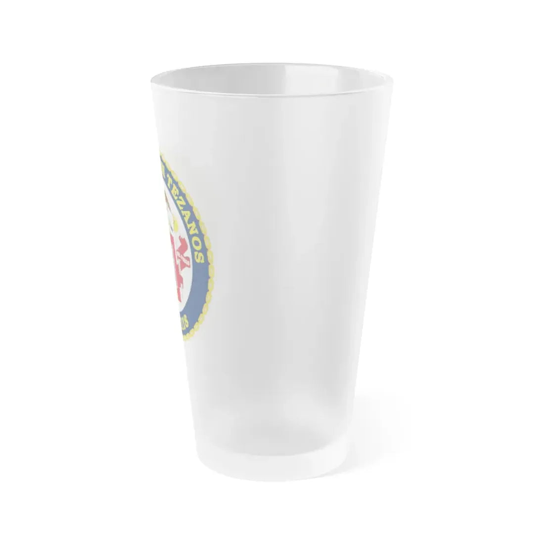 USCG Joseph Tezanos WPC 1118 (U.S. Coast Guard) Frosted Pint Glass 16oz - Go Mug Yourself