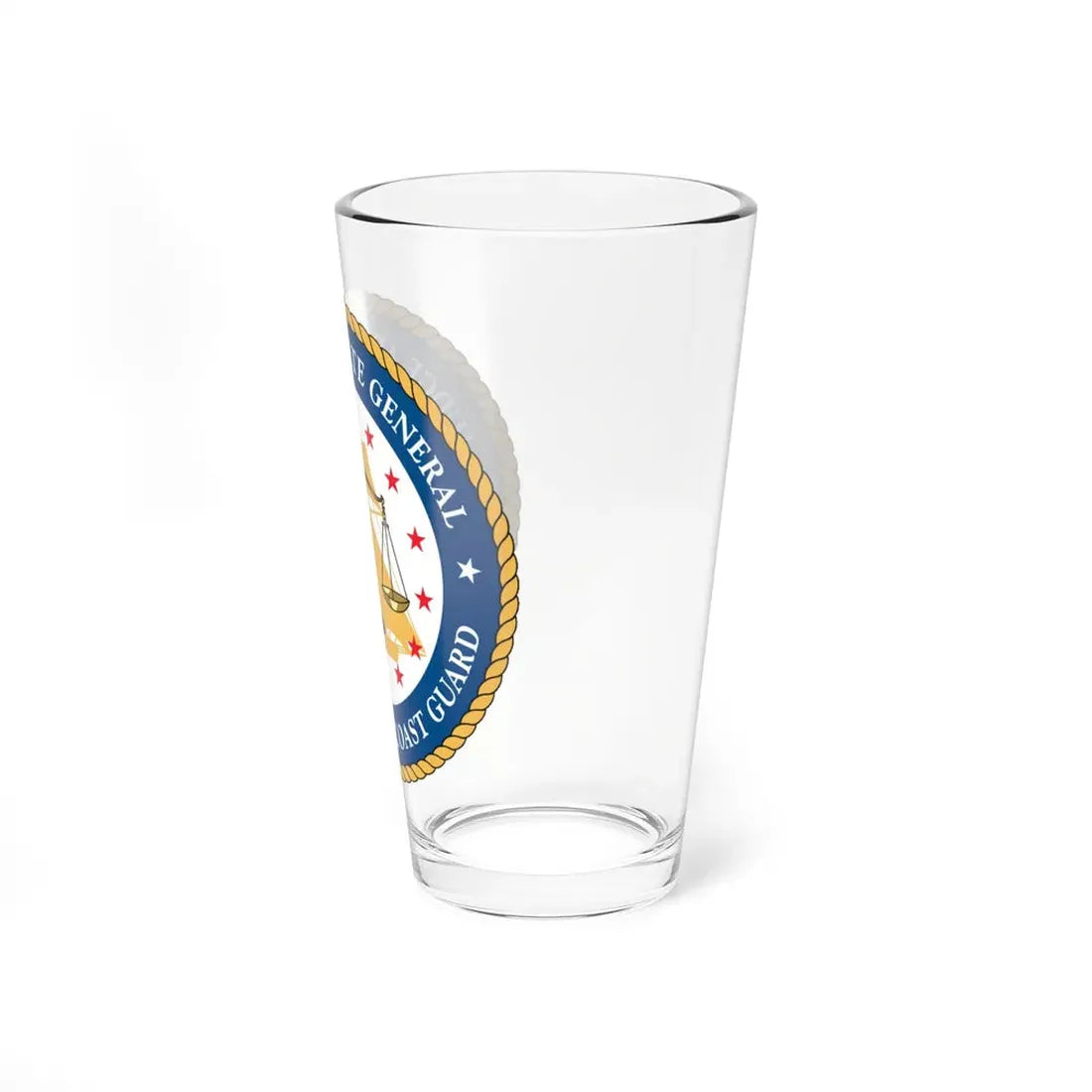 USCG Judge Advocate General (U.S. Coast Guard) Pint Glass 16oz - Go Mug Yourself