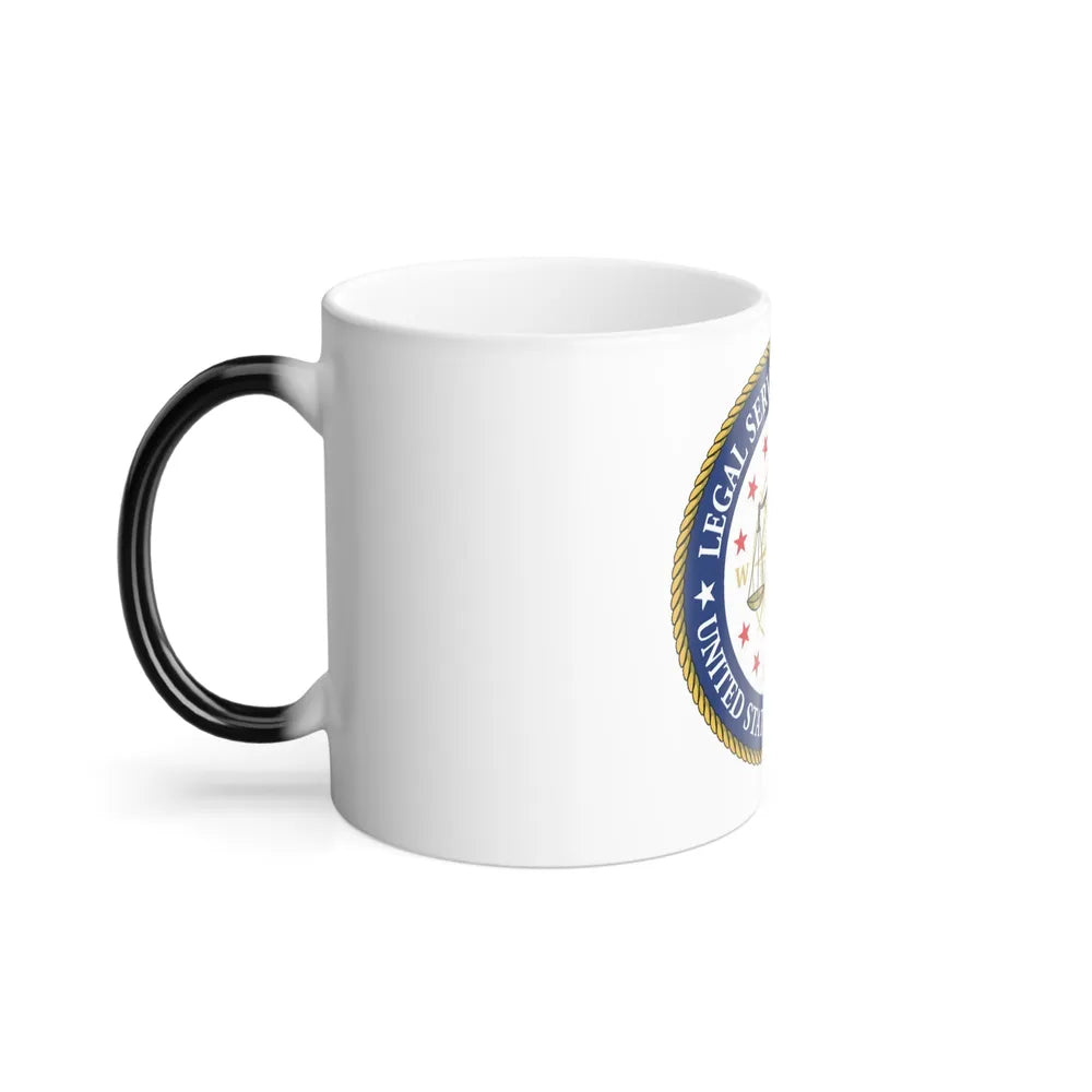 USCG Legal Service Command (U.S. Coast Guard) Color Changing Mug 11oz-Go Mug Yourself