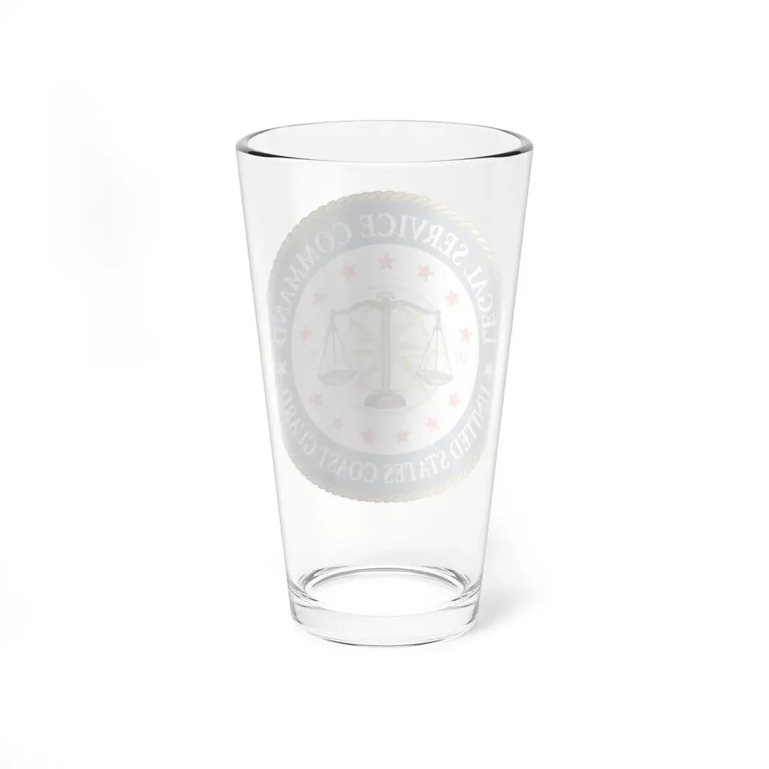USCG Legal Service Command (U.S. Coast Guard) Pint Glass 16oz - Go Mug Yourself