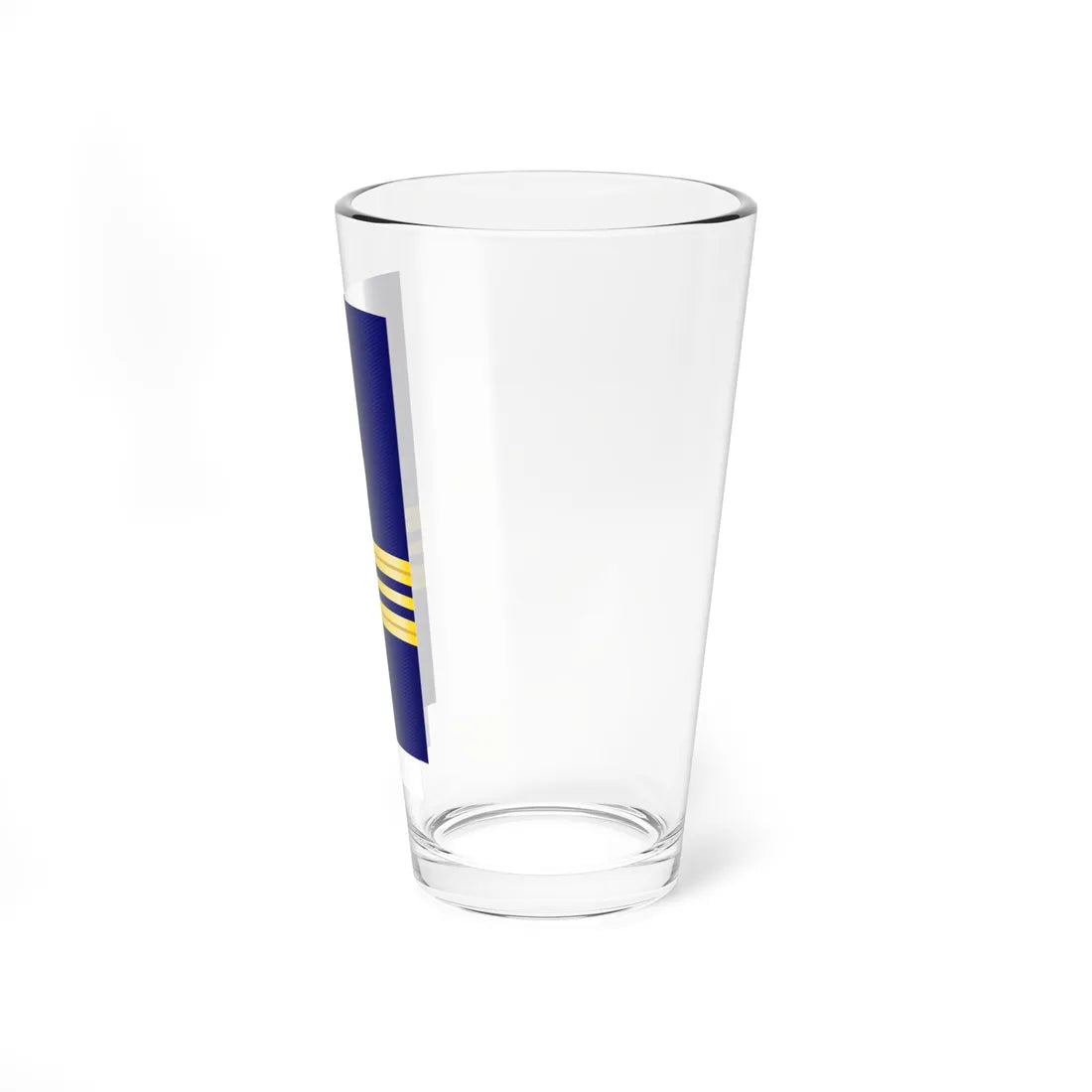 USCG Lieutenant Commander Insignia Sleeve (United States) (Military Rank) Pint Glass 16oz - Go Mug Yourself