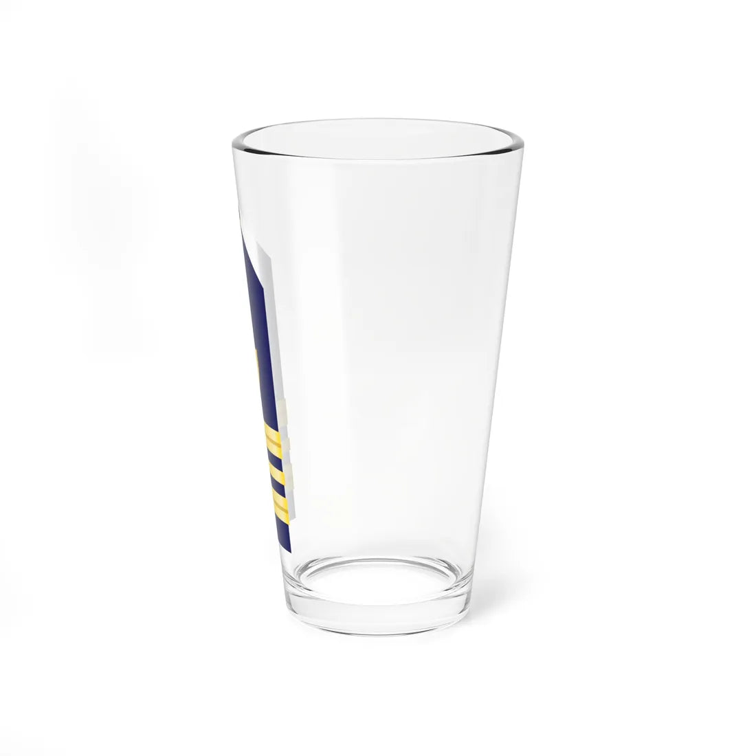 USCG Lieutenant Commander Shoulder Board (United States) (Military Rank) Pint Glass 16oz - Go Mug Yourself