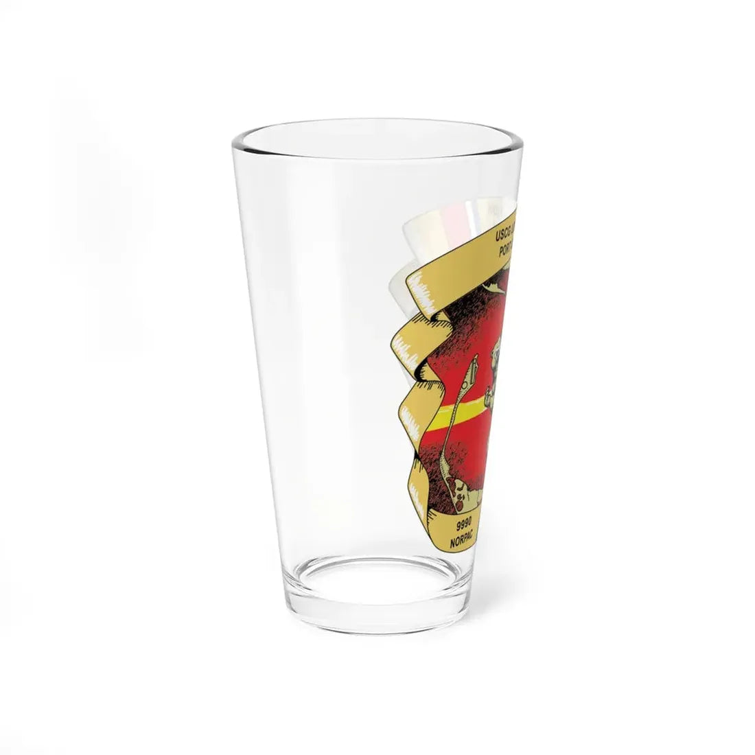 USCG Loran C Station Port Clarence AK (U.S. Coast Guard) Pint Glass 16oz - Go Mug Yourself