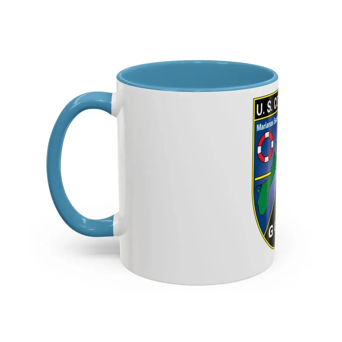 USCG Marianas Sect MSO Guam (U.S. Coast Guard) Accent Coffee Mug - Go Mug Yourself