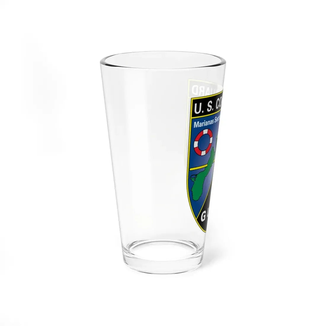 USCG Marianas Sect MSO Guam (U.S. Coast Guard) Pint Glass 16oz - Go Mug Yourself