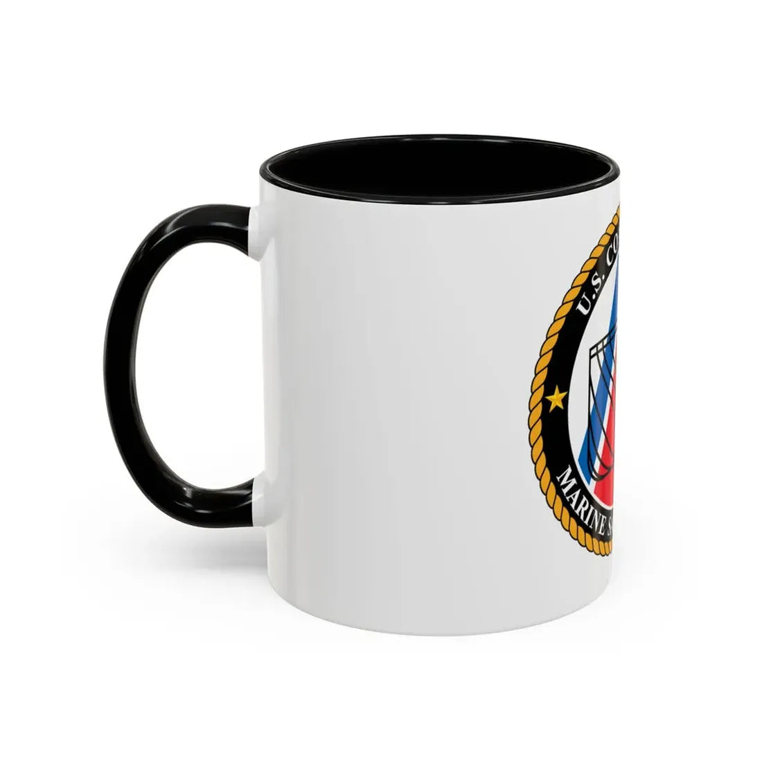 USCG MARINE SAFETY CENTER (U.S. Coast Guard) Accent Coffee Mug - Go Mug Yourself