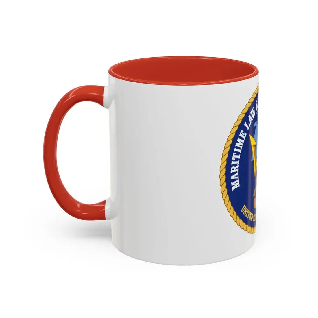 USCG Maritime Law Enforcement Academy (U.S. Coast Guard) Accent Coffee Mug - Go Mug Yourself