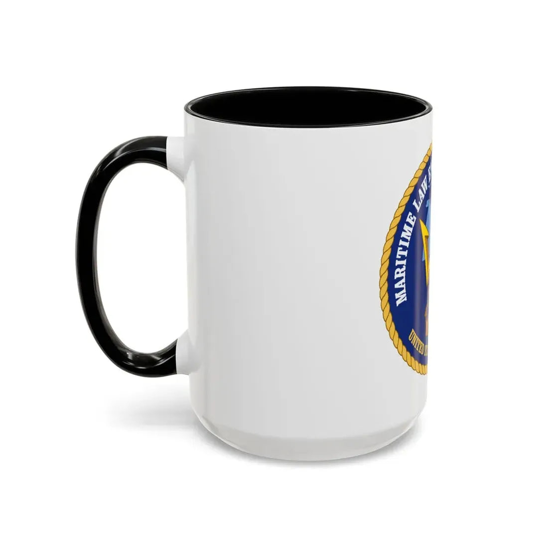 USCG Maritime Law Enforcement Academy (U.S. Coast Guard) Accent Coffee Mug - Go Mug Yourself