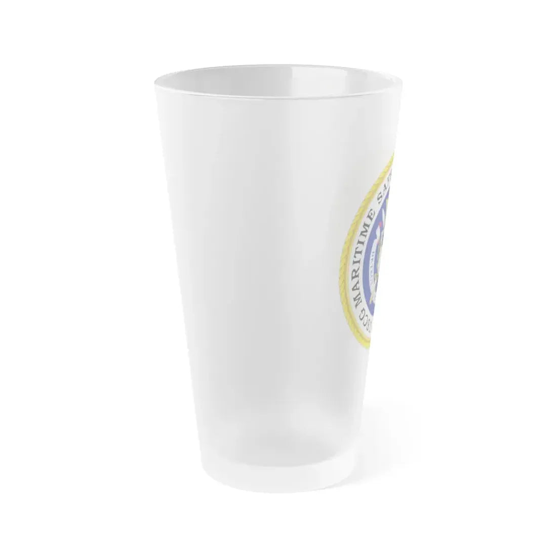 USCG Maritime Safety And Security Team (U.S. Coast Guard) Frosted Pint Glass 16oz - Go Mug Yourself