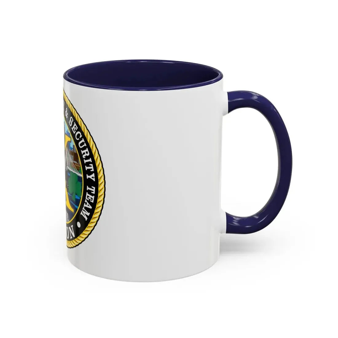 USCG Maritime Safety & Sec Team MSST Boston (U.S. Coast Guard) Accent Coffee Mug - Go Mug Yourself