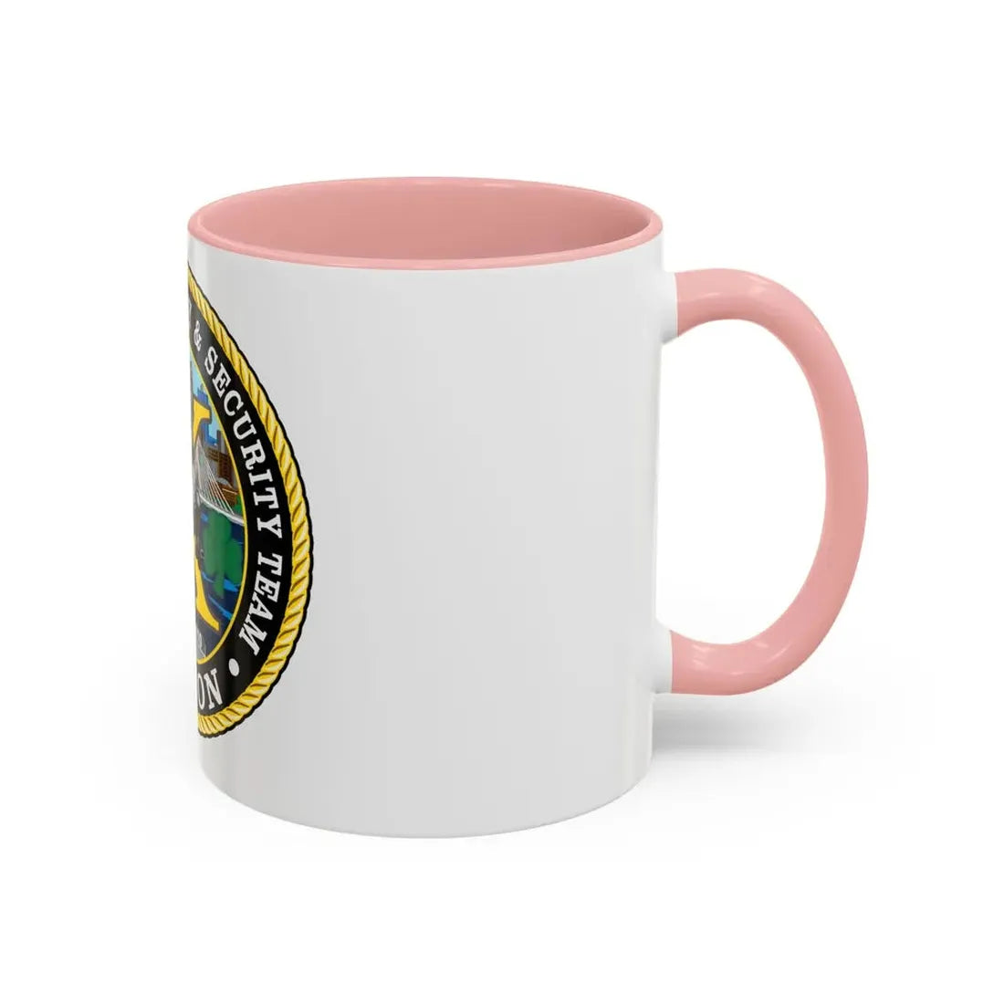 USCG Maritime Safety & Sec Team MSST Boston (U.S. Coast Guard) Accent Coffee Mug - Go Mug Yourself