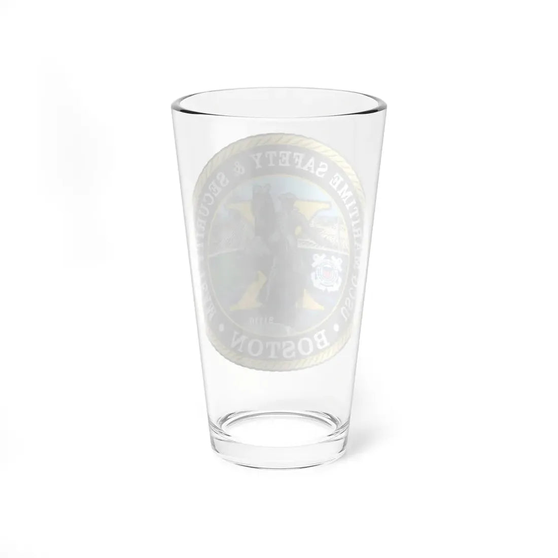 USCG Maritime Safety & Sec Team MSST Boston (U.S. Coast Guard) Pint Glass 16oz - Go Mug Yourself