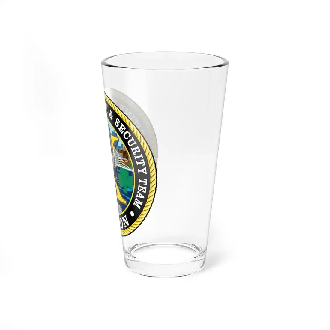 USCG Maritime Safety & Sec Team MSST Boston (U.S. Coast Guard) Pint Glass 16oz - Go Mug Yourself