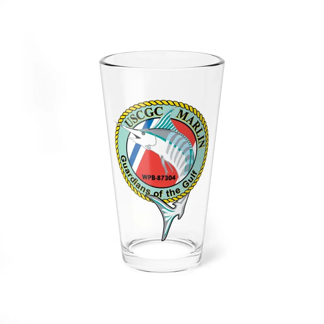 USCG Marlin WPB 87304 (U.S. Coast Guard) Pint Glass 16oz 16oz - Go Mug Yourself