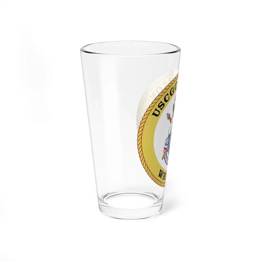 USCG Mellon WHEC 717 Gold Anniversary (U.S. Coast Guard) Pint Glass 16oz - Go Mug Yourself