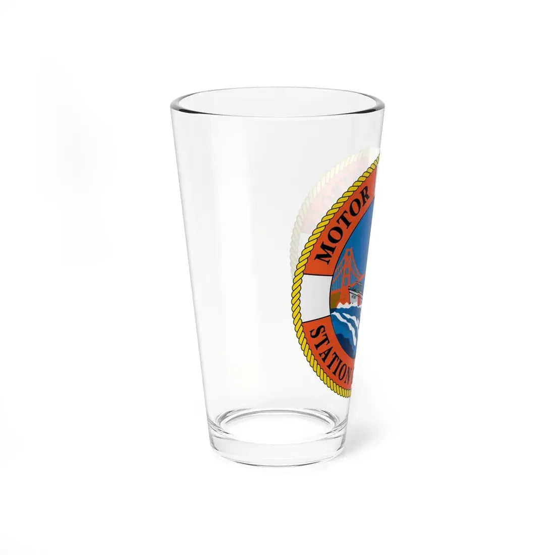 USCG Motor Lifeboat Station Golden Gate (U.S. Coast Guard) Pint Glass 16oz - Go Mug Yourself