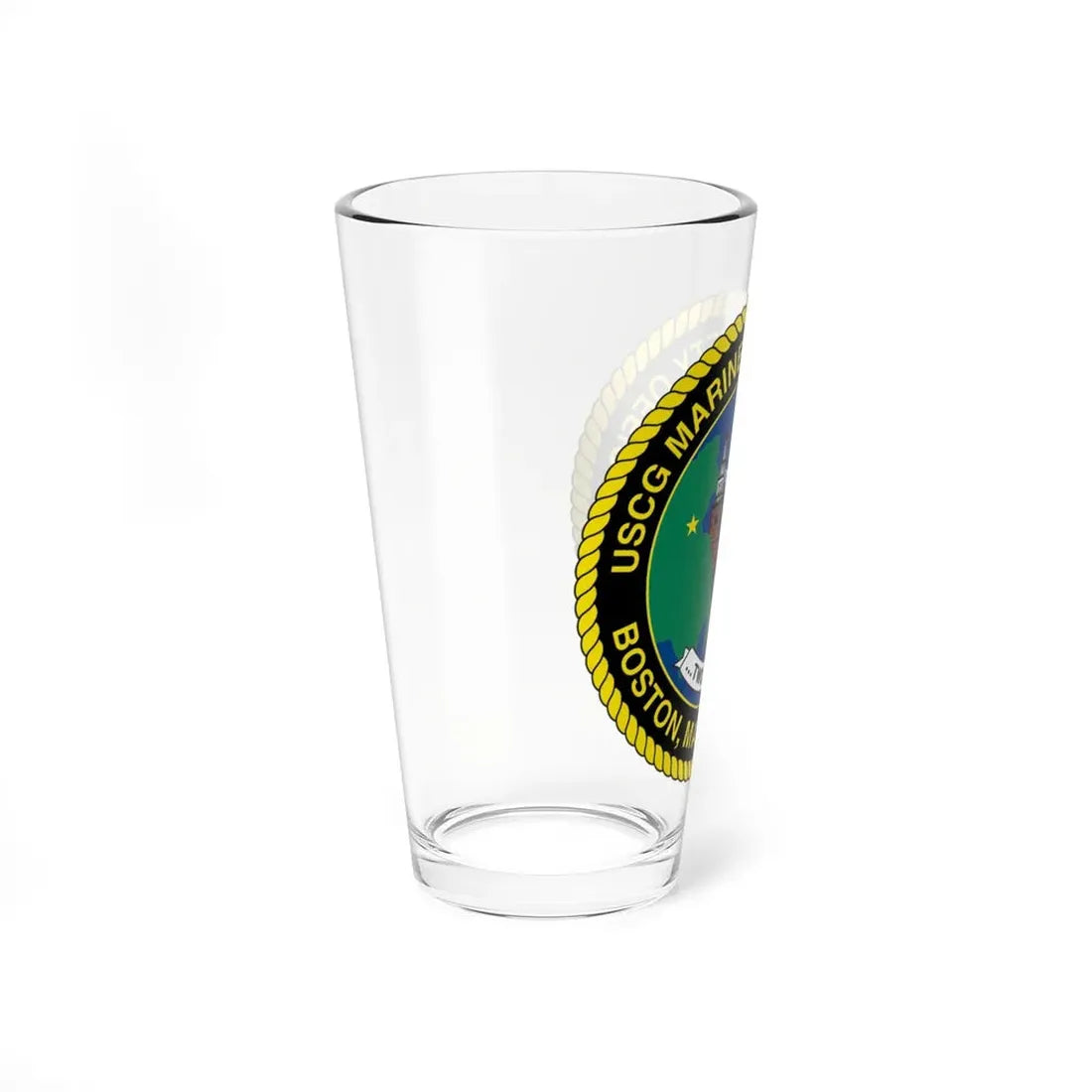 USCG MSO Boston Marine Safety Office (U.S. Coast Guard) Pint Glass 16oz - Go Mug Yourself