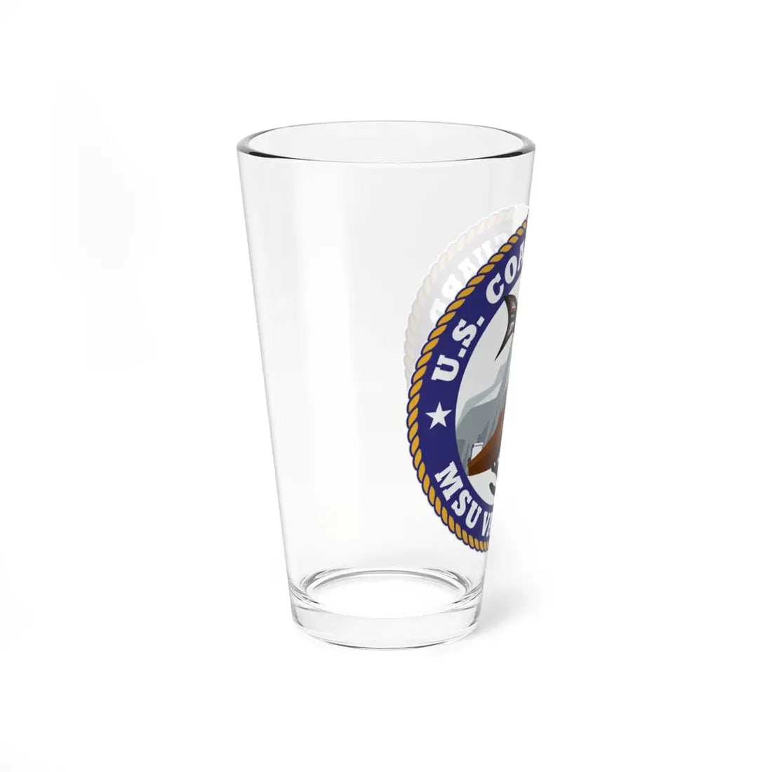 USCG MSU Valdez AK (U.S. Coast Guard) Pint Glass 16oz - Go Mug Yourself