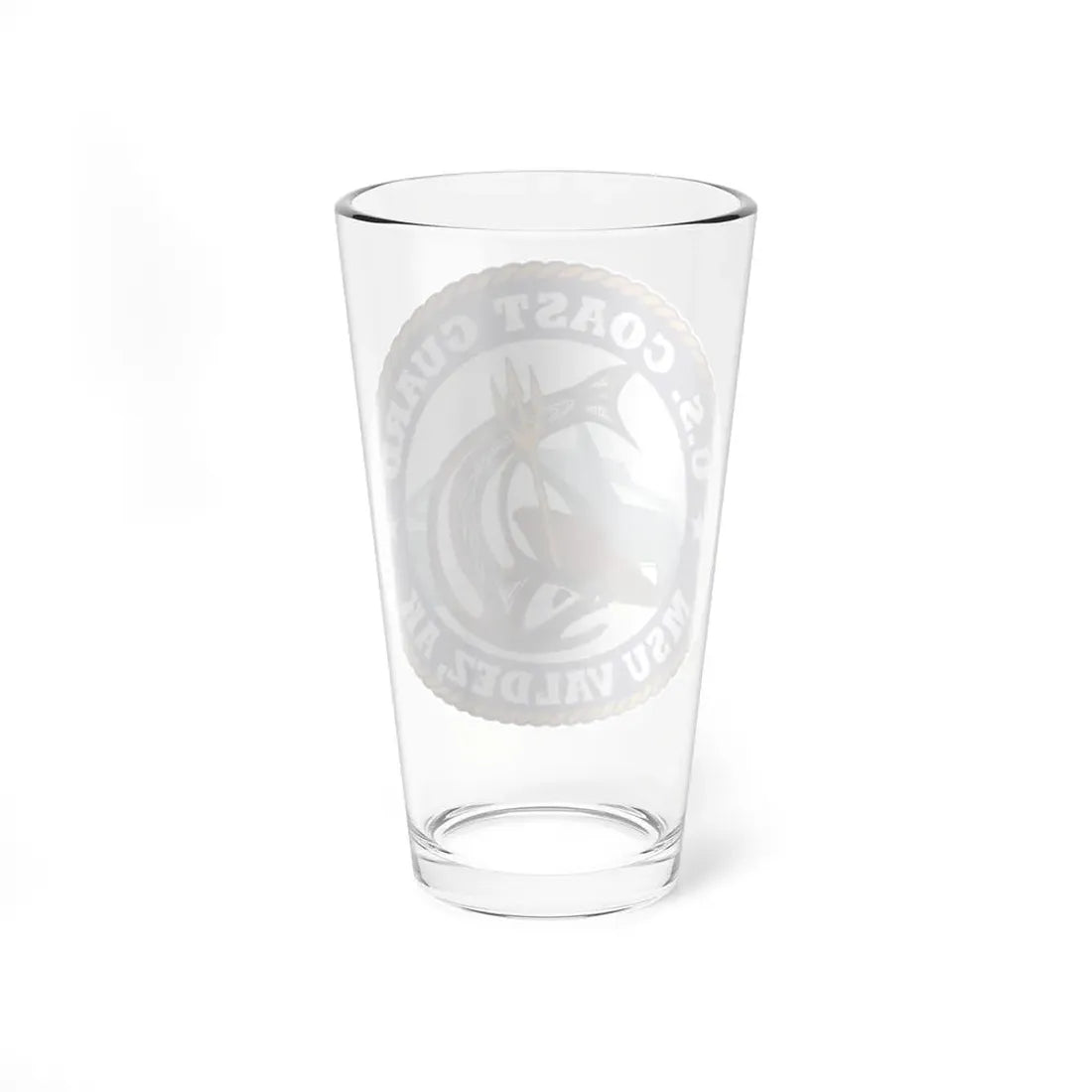 USCG MSU Valdez AK (U.S. Coast Guard) Pint Glass 16oz - Go Mug Yourself