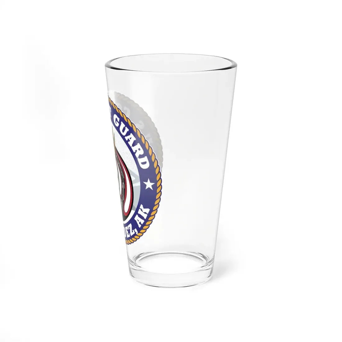 USCG MSU Valdez AK (U.S. Coast Guard) Pint Glass 16oz - Go Mug Yourself