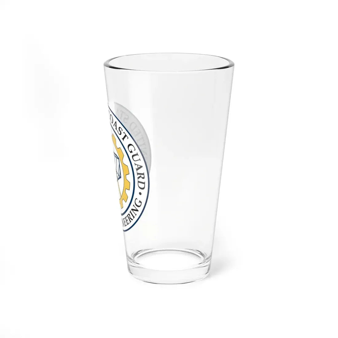 USCG Naval Engineering (U.S. Coast Guard) Pint Glass 16oz - Go Mug Yourself