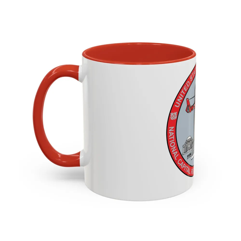 USCG NCR ADF Nat'l Capital Reg Air Def Fac 2009 (U.S. Coast Guard) Accent Coffee Mug - Go Mug Yourself
