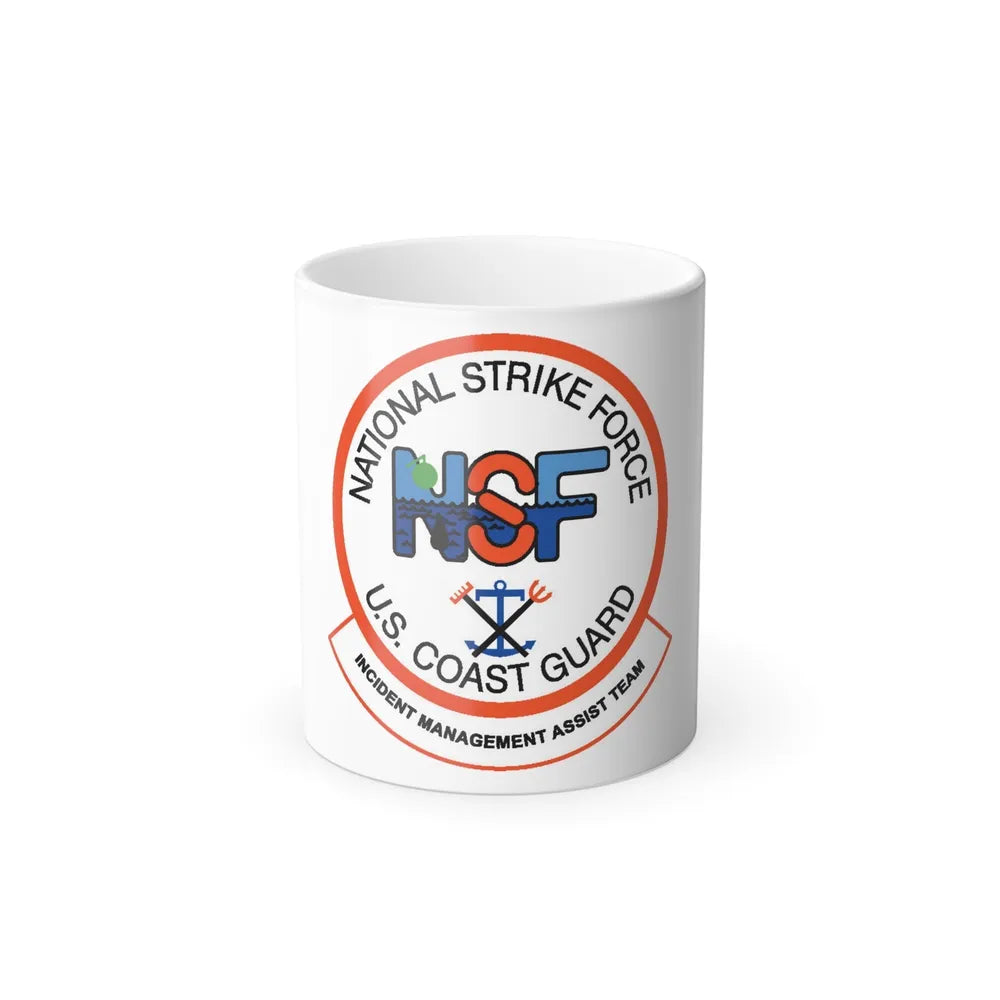 USCG NSF Incident Management Assist Team (U.S. Coast Guard) Color Changing Mug 11oz-11oz-Go Mug Yourself