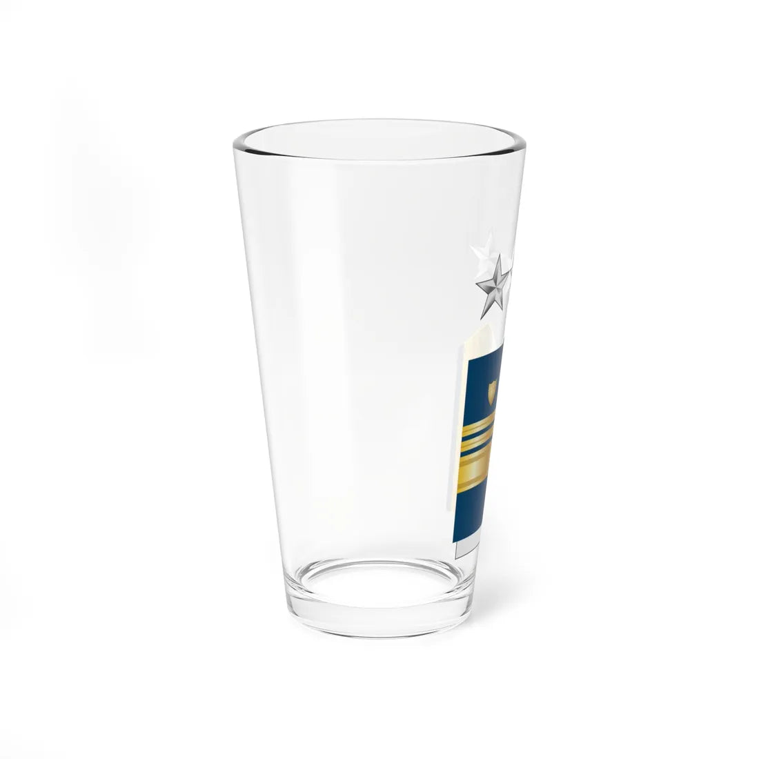 USCG O 9 insignia (United States) (Military Rank) Pint Glass 16oz - Go Mug Yourself