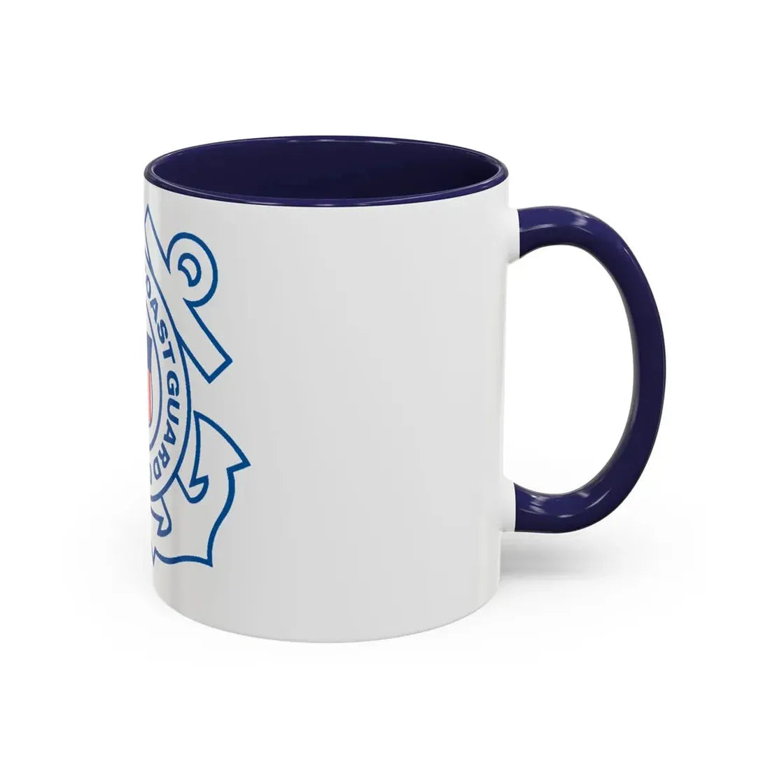 USCG Official Emblem (U.S. Coast Guard) Accent Coffee Mug - Go Mug Yourself