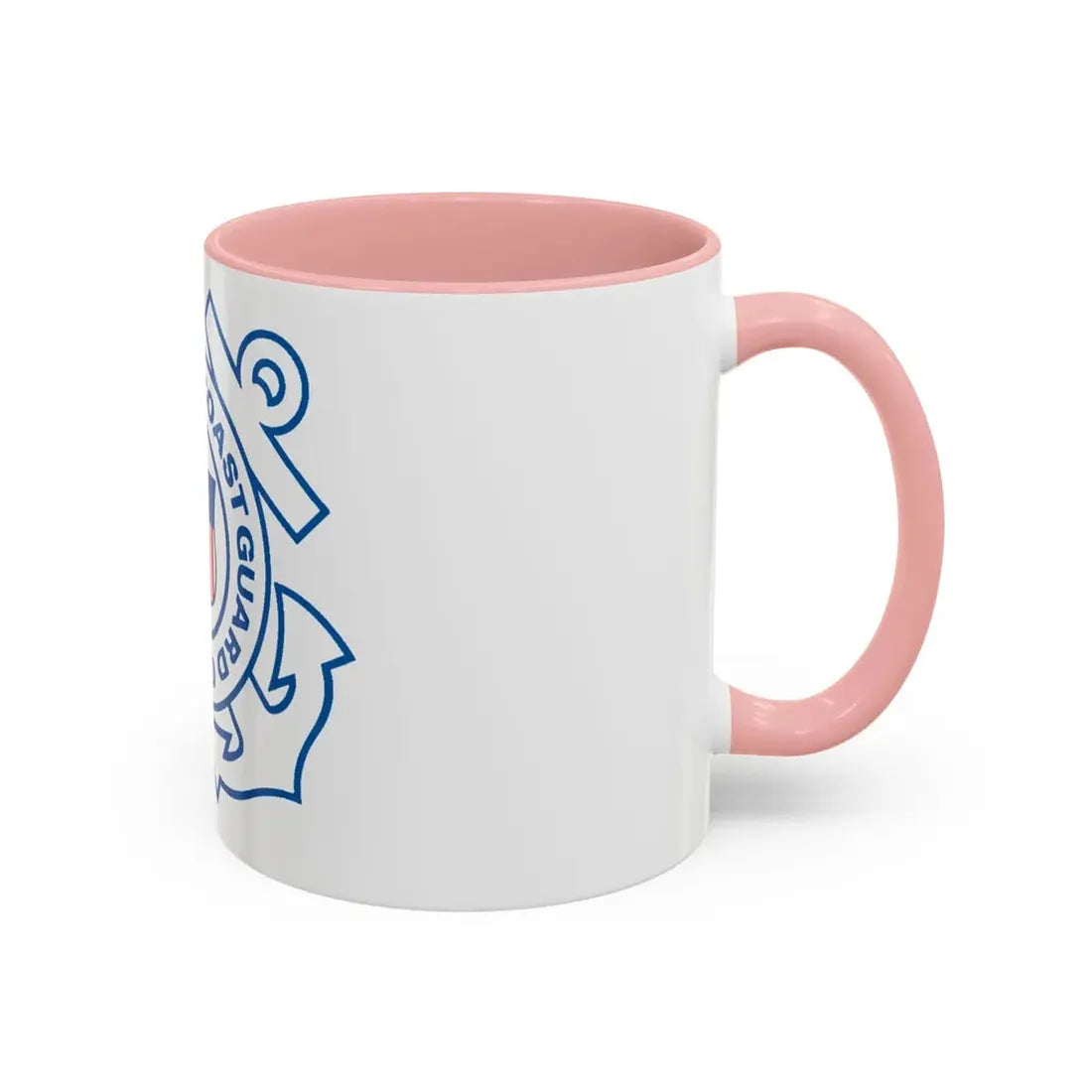 USCG Official Emblem (U.S. Coast Guard) Accent Coffee Mug - Go Mug Yourself