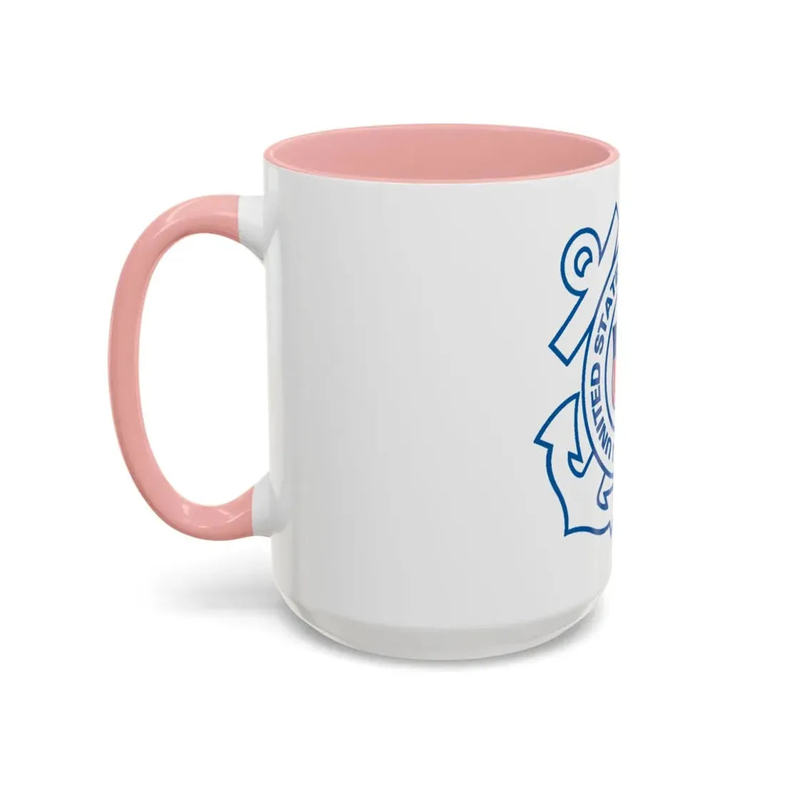 USCG Official Emblem (U.S. Coast Guard) Accent Coffee Mug - Go Mug Yourself