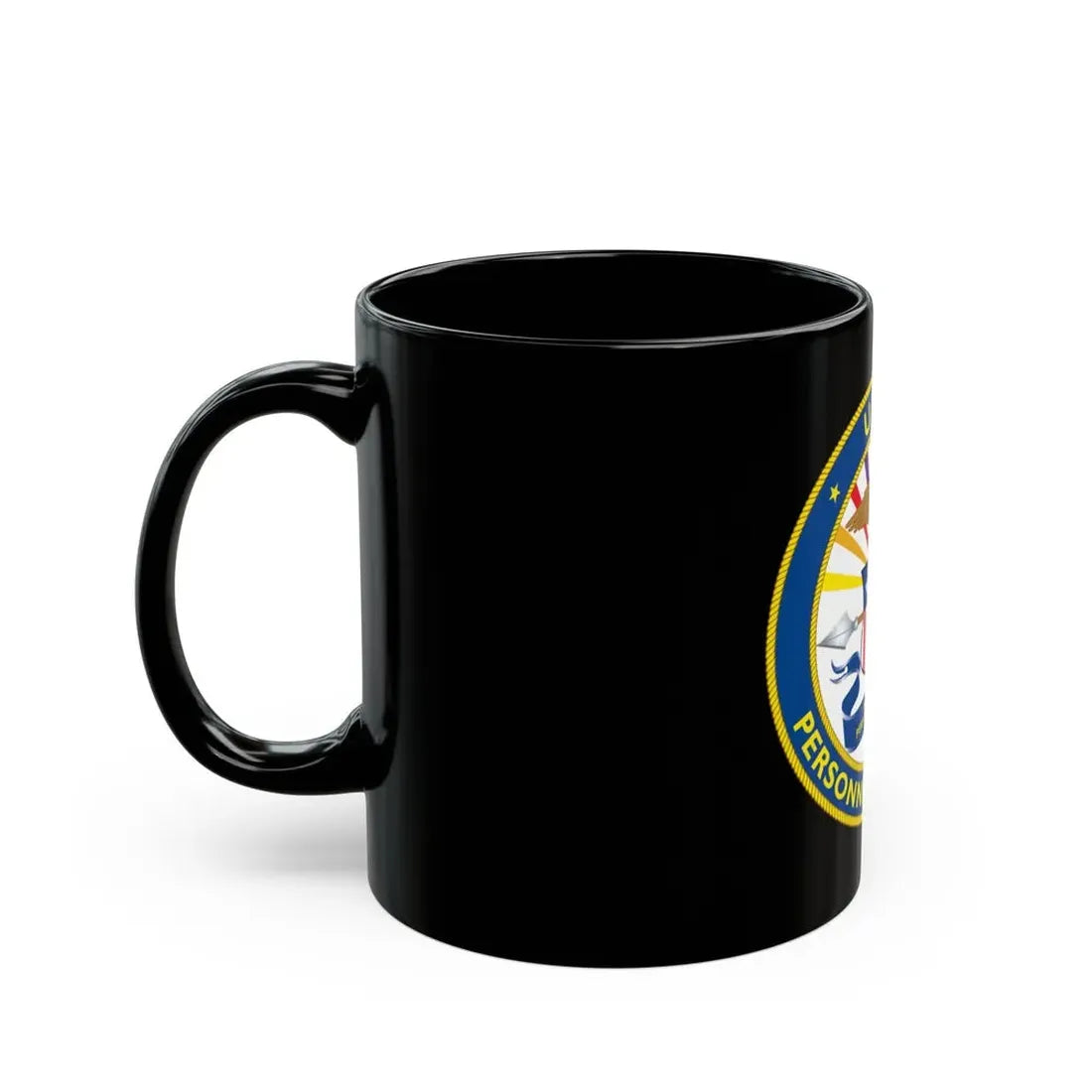 USCG Personnel Command (U.S. Coast Guard) Black Coffee Mug - Go Mug Yourself