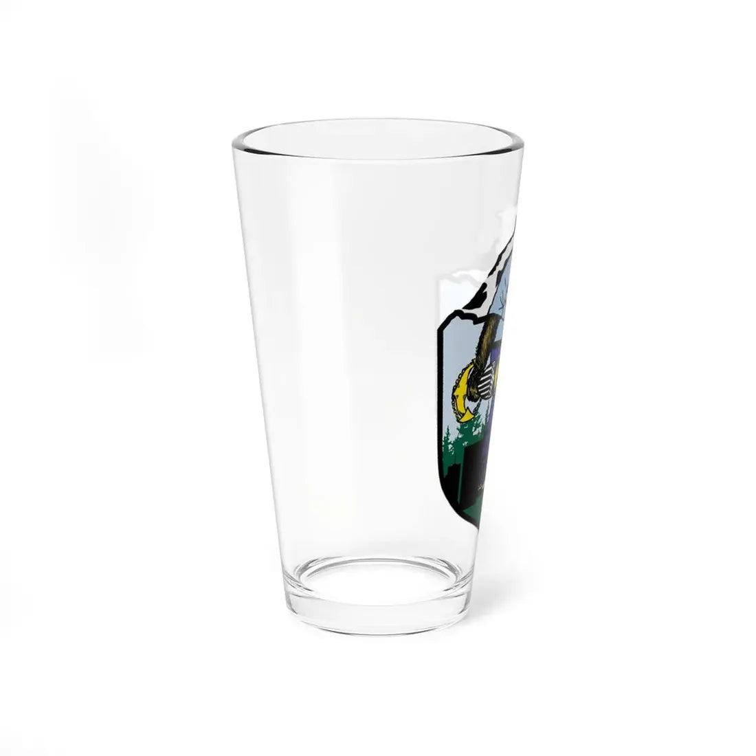 USCG Sailor Squatch (U.S. Coast Guard) Pint Glass 16oz - Go Mug Yourself