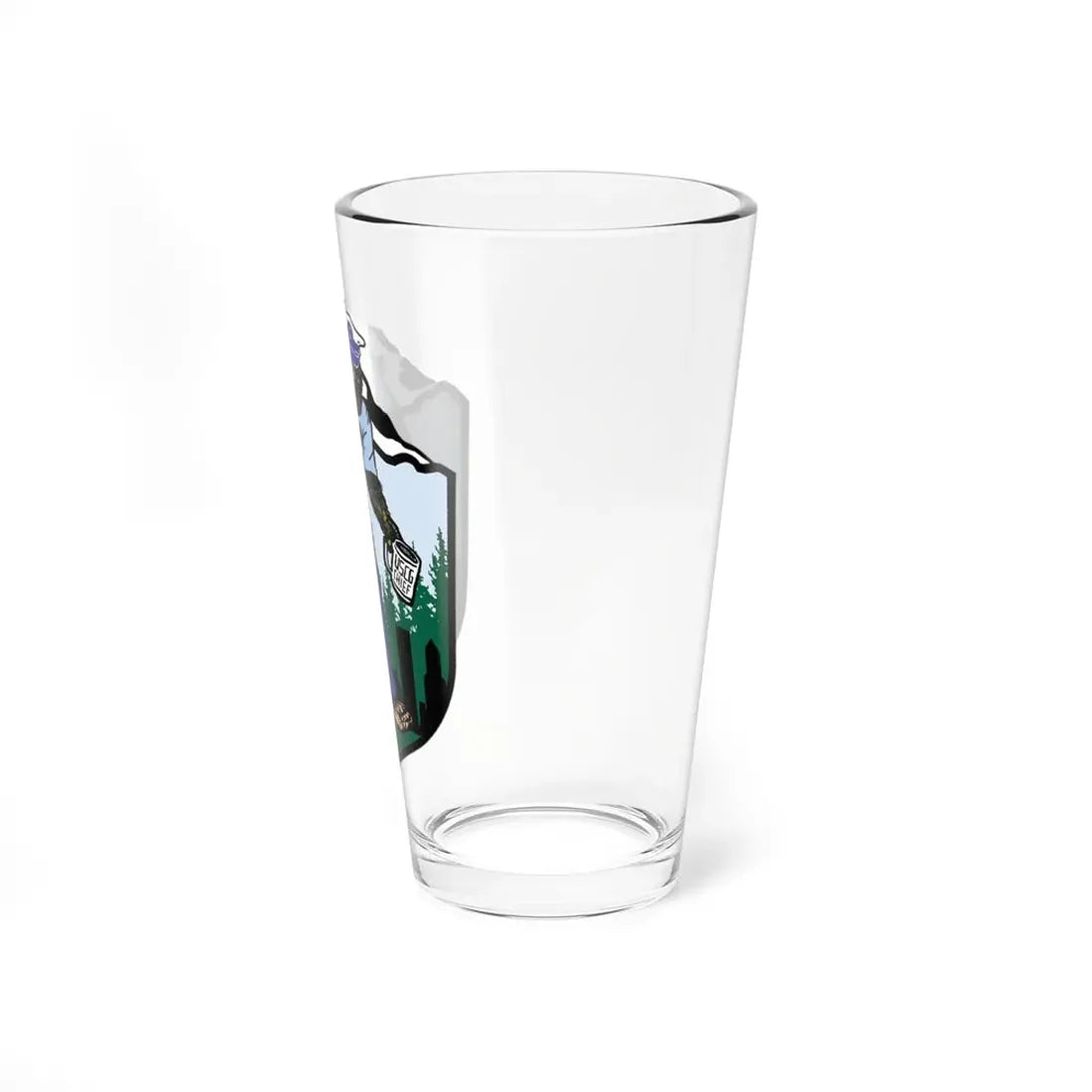 USCG Sailor Squatch (U.S. Coast Guard) Pint Glass 16oz - Go Mug Yourself