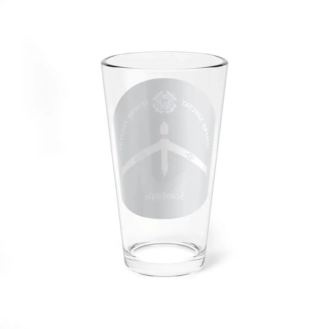 USCG Scan Eagle (U.S. Coast Guard) Pint Glass 16oz - Go Mug Yourself