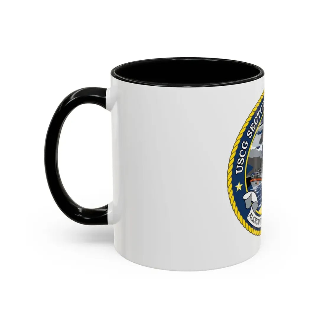 USCG Secctor North Carolina (U.S. Coast Guard) Accent Coffee Mug - Go Mug Yourself