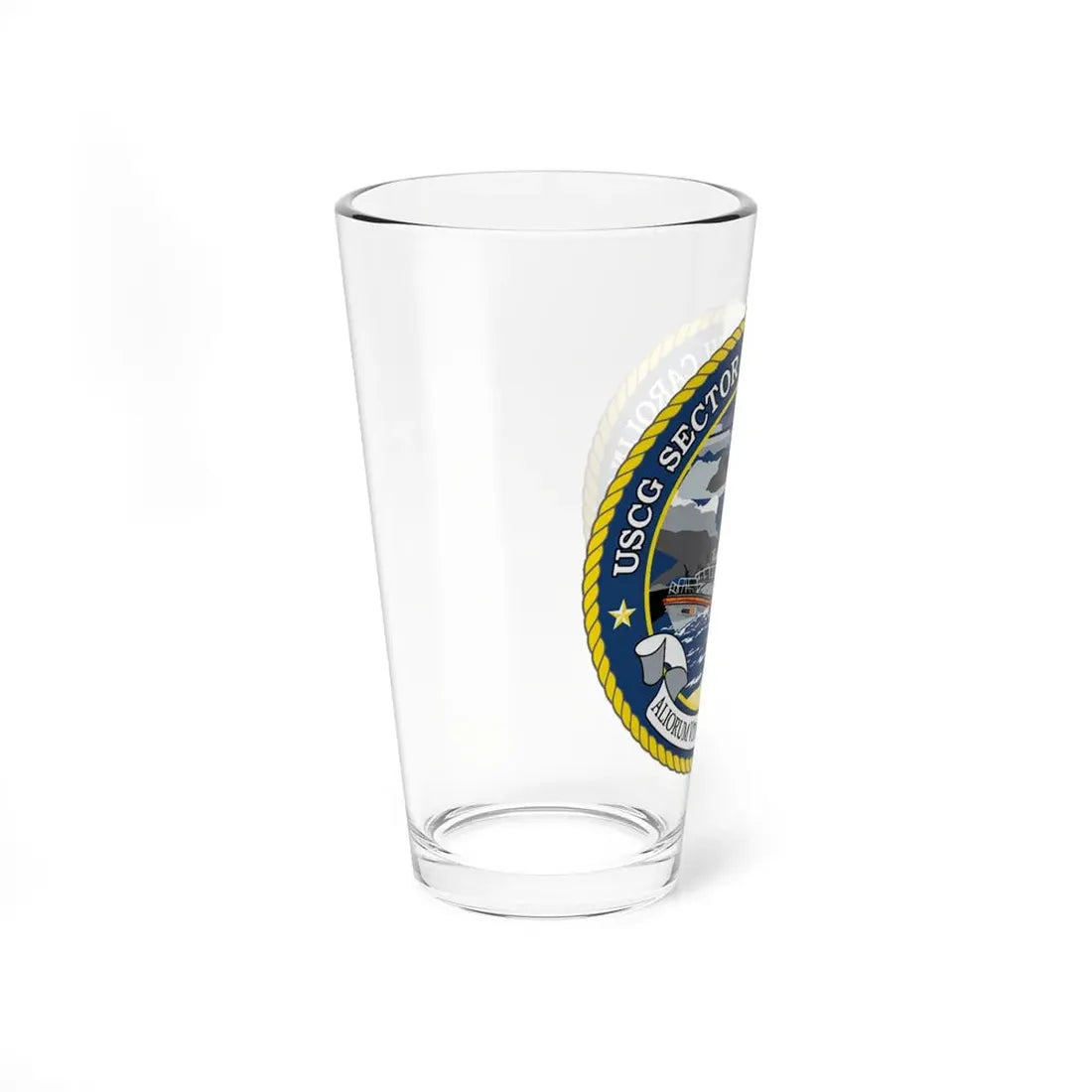 USCG Secctor North Carolina (U.S. Coast Guard) Pint Glass 16oz - Go Mug Yourself