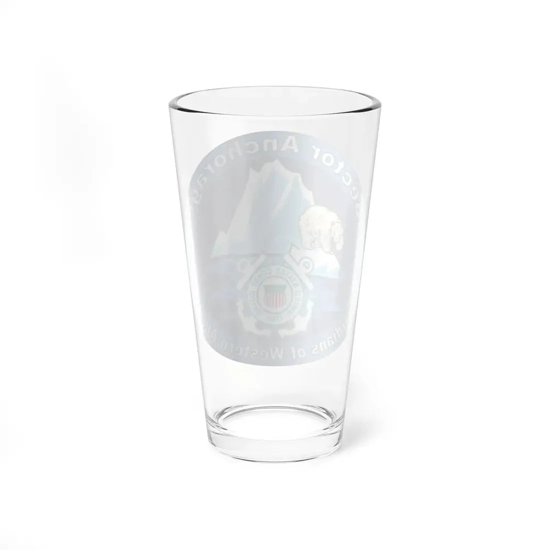 USCG Sector Anchorage (U.S. Coast Guard) Pint Glass 16oz - Go Mug Yourself