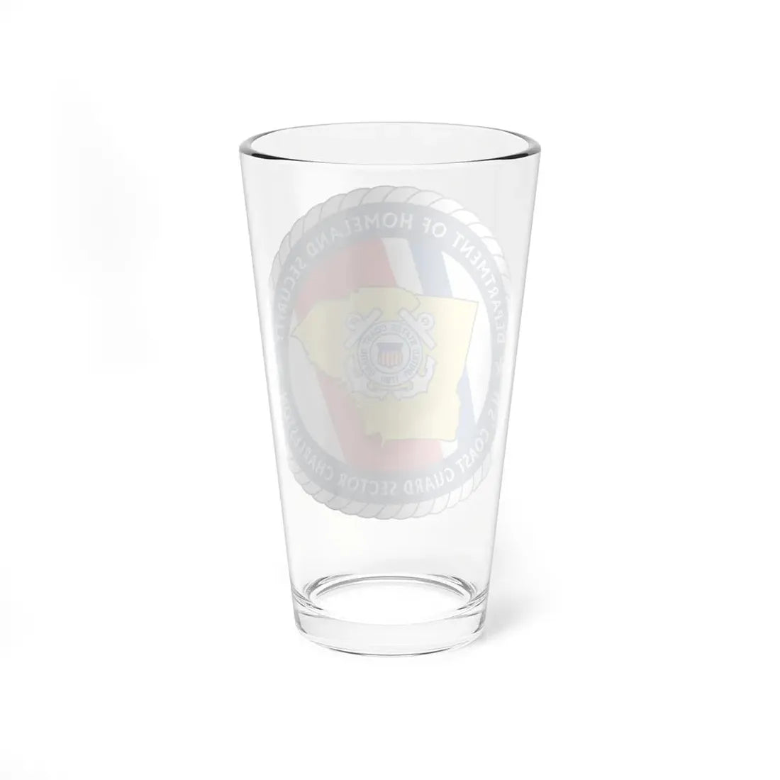 USCG Sector Charleston DHS (U.S. Coast Guard) Pint Glass 16oz - Go Mug Yourself