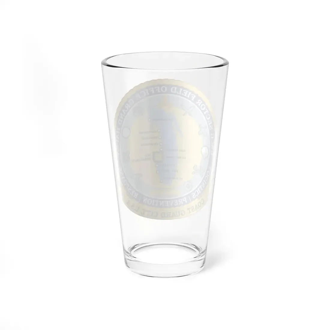 USCG Sector Field Office Grand Haven (U.S. Coast Guard) Pint Glass 16oz - Go Mug Yourself