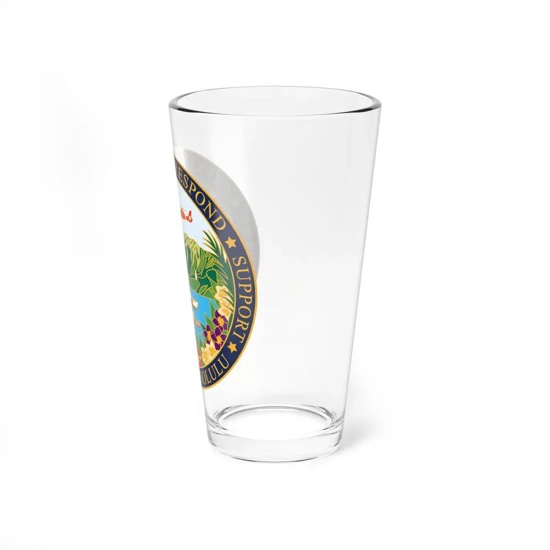 USCG Sector Honolulu (U.S. Coast Guard) Pint Glass 16oz - Go Mug Yourself
