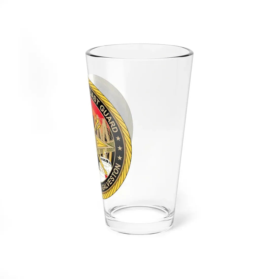 USCG Sector Houston Galveston Wardroom (U.S. Coast Guard) Pint Glass 16oz - Go Mug Yourself