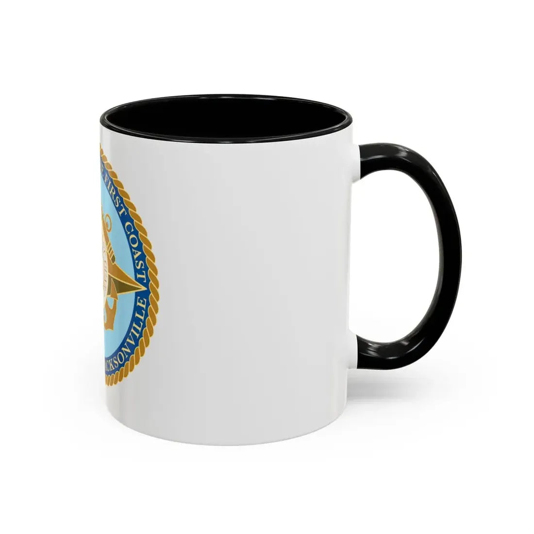 USCG Sector Jacksonville Guardians of the first coast (U.S. Coast Guard) Accent Coffee Mug - Go Mug Yourself