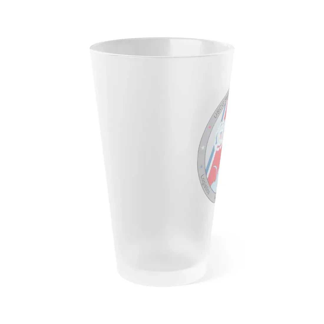 USCG Sector North Carolina (U.S. Coast Guard) Frosted Pint Glass 16oz - Go Mug Yourself