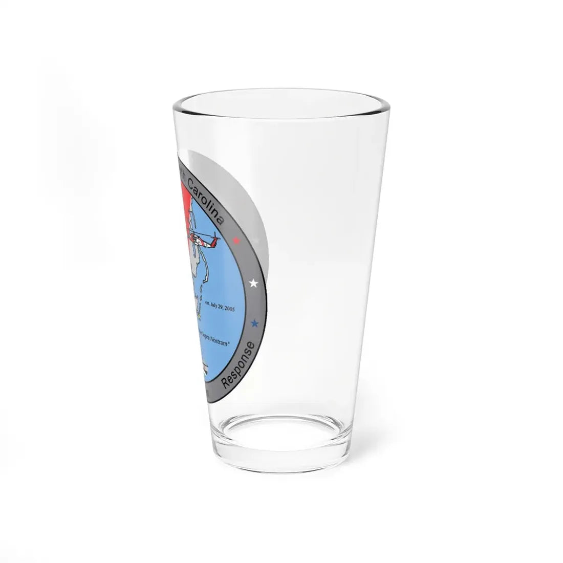 USCG Sector North Carolina (U.S. Coast Guard) Pint Glass 16oz - Go Mug Yourself