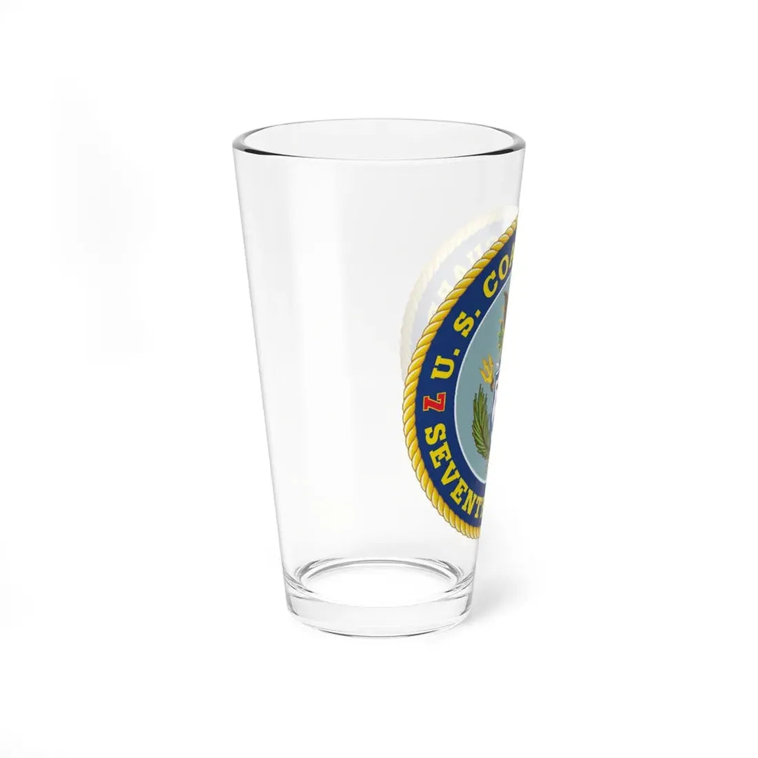 USCG Seventh District (U.S. Coast Guard) Pint Glass 16oz - Go Mug Yourself