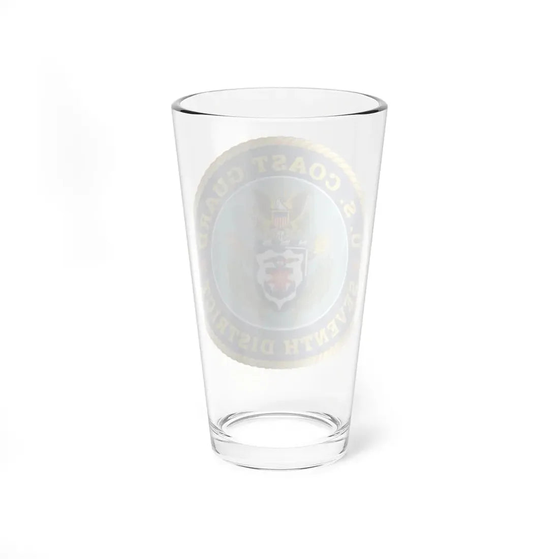USCG Seventh District (U.S. Coast Guard) Pint Glass 16oz - Go Mug Yourself