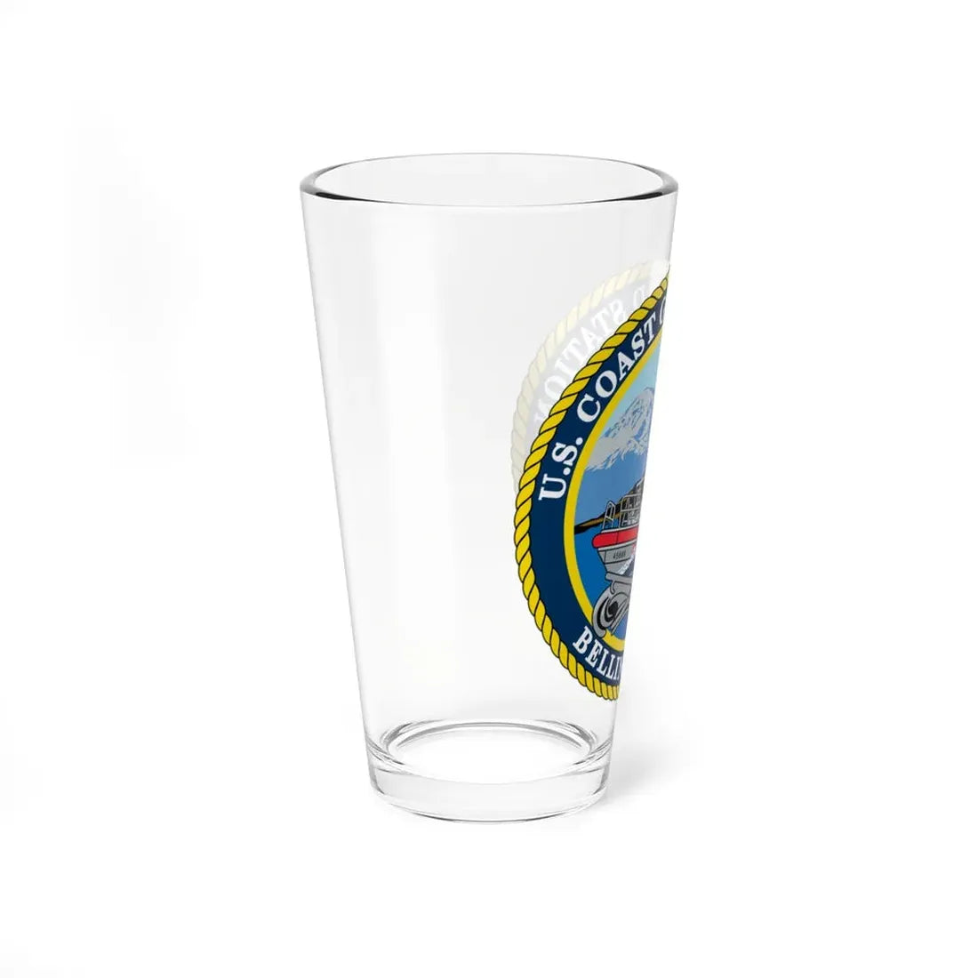 USCG Station Bellingham WA (U.S. Coast Guard) Pint Glass 16oz - Go Mug Yourself